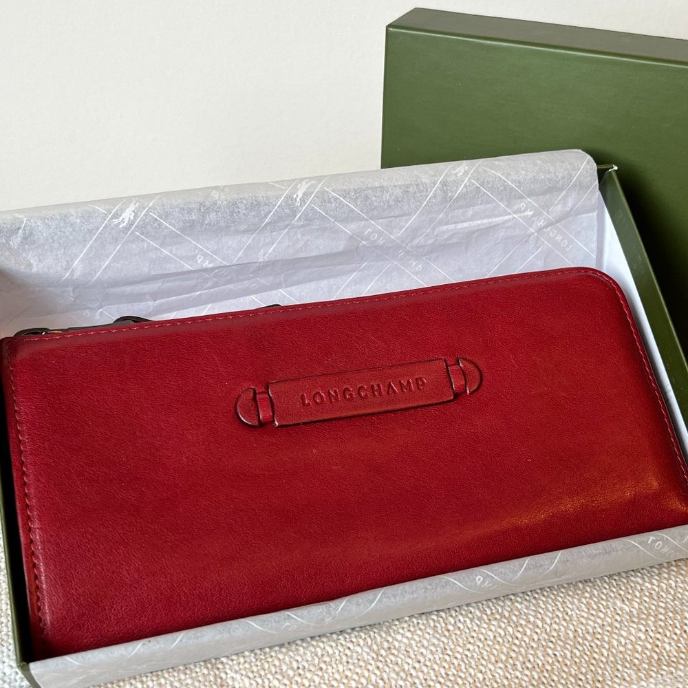 Longchamp 3D Leather Wallet